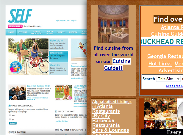 豐富的內容 VS 雜亂無章